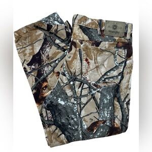 Vintage Wrangler Camo Double Knee Jeans Pants Mens Size 38 Faded Camouflage 90’s
